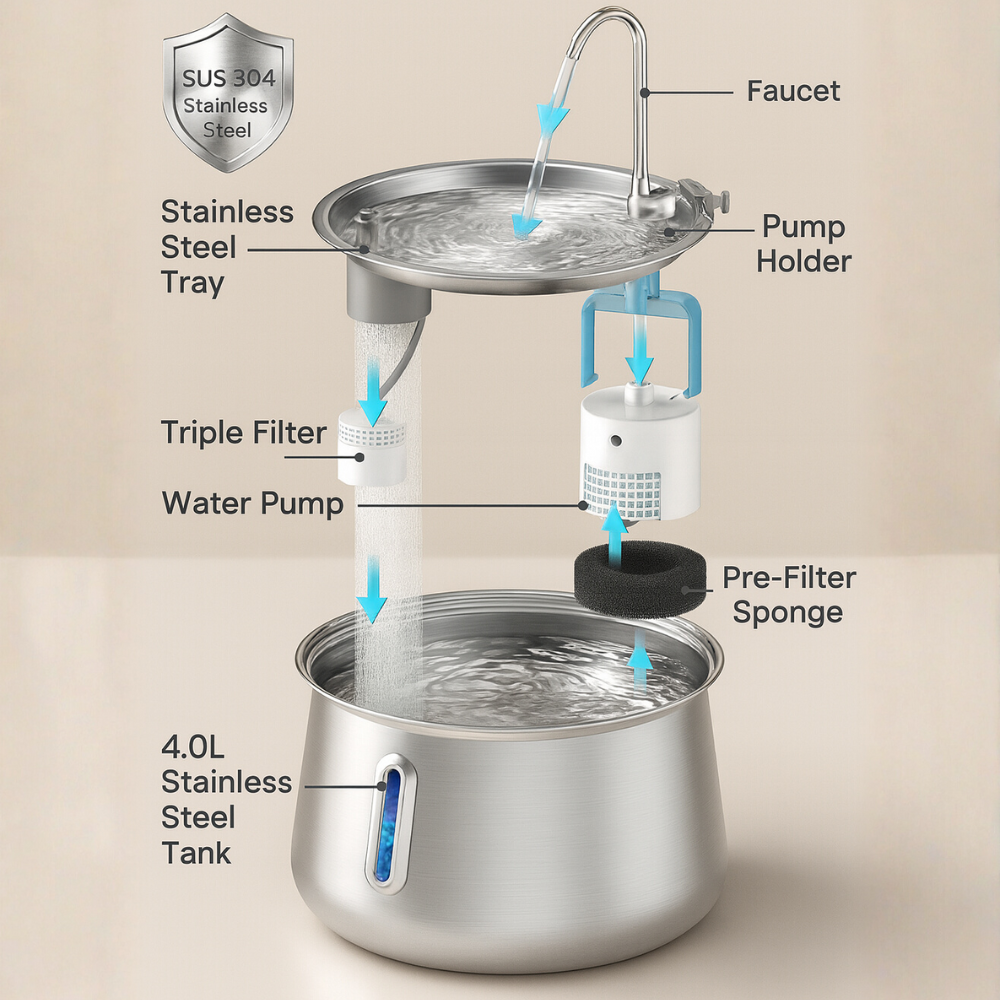 KittySpring™ Wireless Fountain