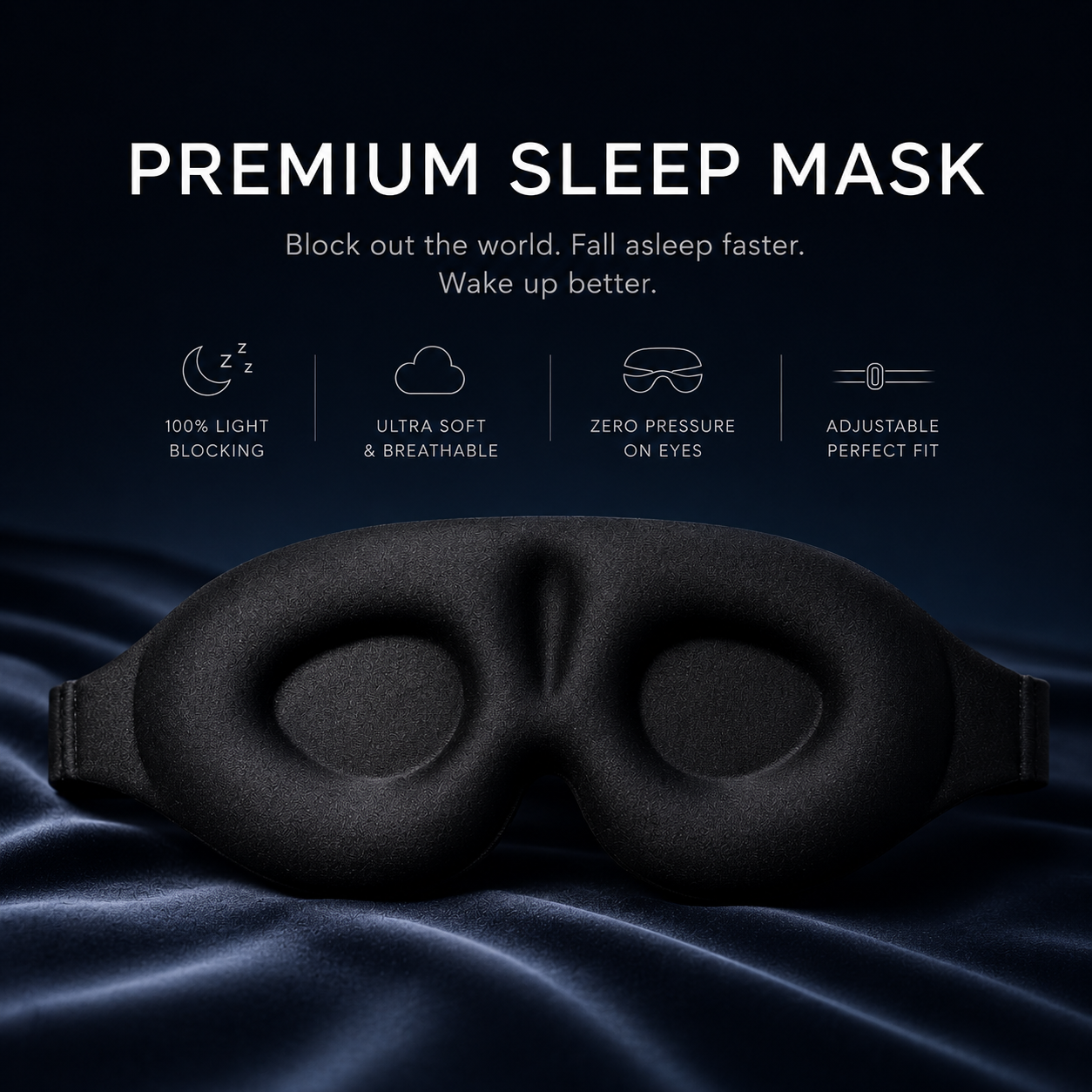 PREMIUM 3D Sleep Mask